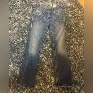 Ariat® Ladies R.E.A.L Mid Rise Straight Jeans Size 28S
